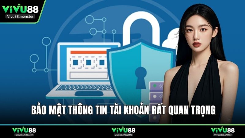 Bảo mật thông tin tài khoản rất quan trọng