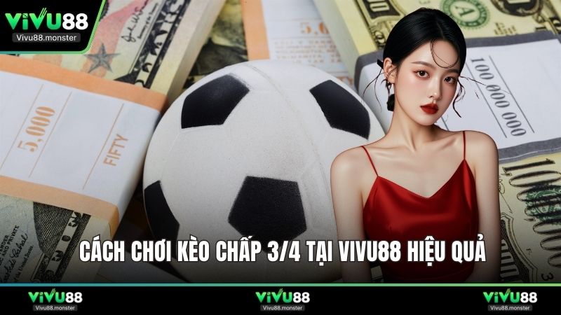 Cách chơi kèo chấp 3/4 tại Vivu88 hiệu quả