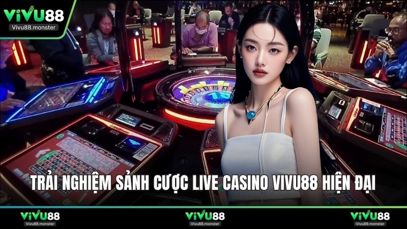 Trải nghiệm sảnh cược Live Casino Vivu88 hiện đại 